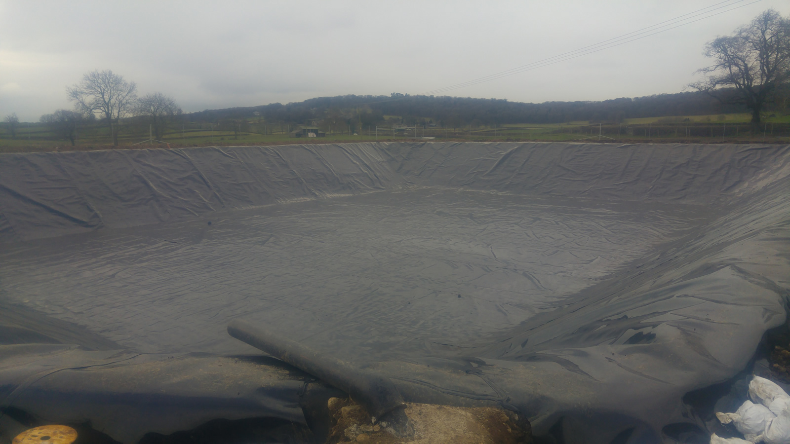 2mm Hdpe Farm Slurry Lagoon Enviroseal Lining Solutions Lagoons