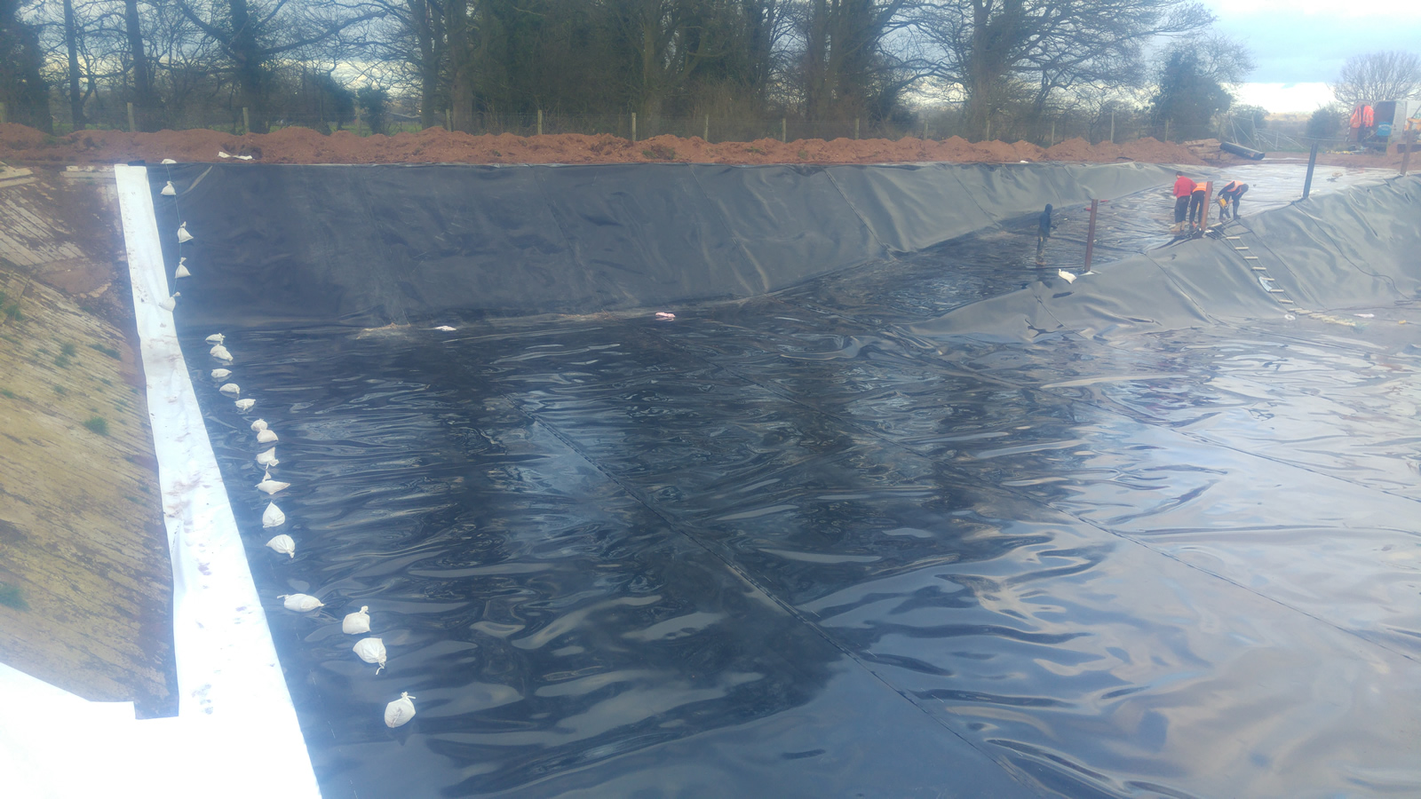 2mm HDPE liner to a slurry lagoon Enviroseal Lining Solutions