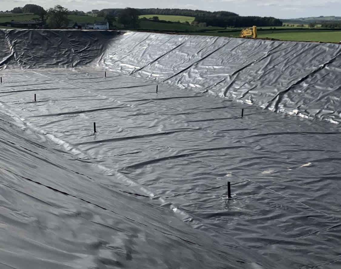 Slurry lagoon with a floating cover Enviroseal Lining Solutions