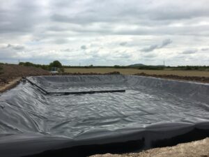 Farm Slurry Storage Lagoon Dorset