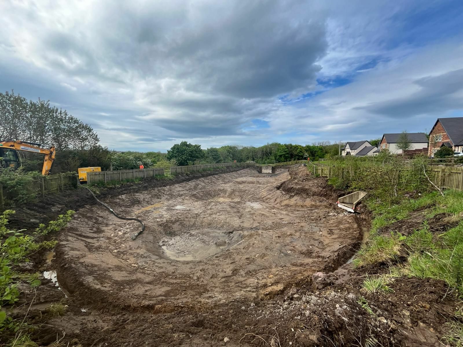 From Excavation to Lining How Attenuation Pond Installers Work